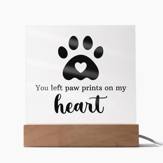 Keepsake Acrylic Bundle - You Left Pawprints On My Heart